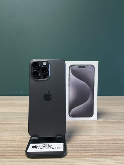 iPhone 15 Pro Max 1TB - Black Titanium (Pre-owned)