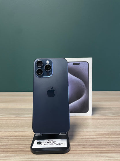 iPhone 15 Pro Max 256GB - Blue Titanium (Pre-owned)