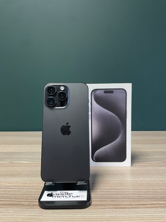 iPhone 15 Pro Max 256GB - Black Titanium (Pre-owned)