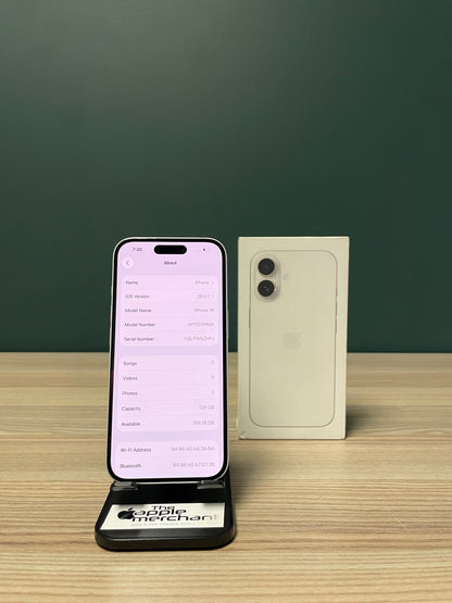 iPhone 16 128GB - White (Pre-owned)