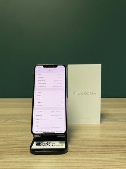 iPhone XS Max 64GB - Space Grey (Pre-owned)