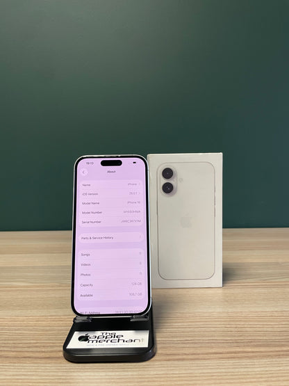 iPhone 16 128GB - White (Pre-owned)