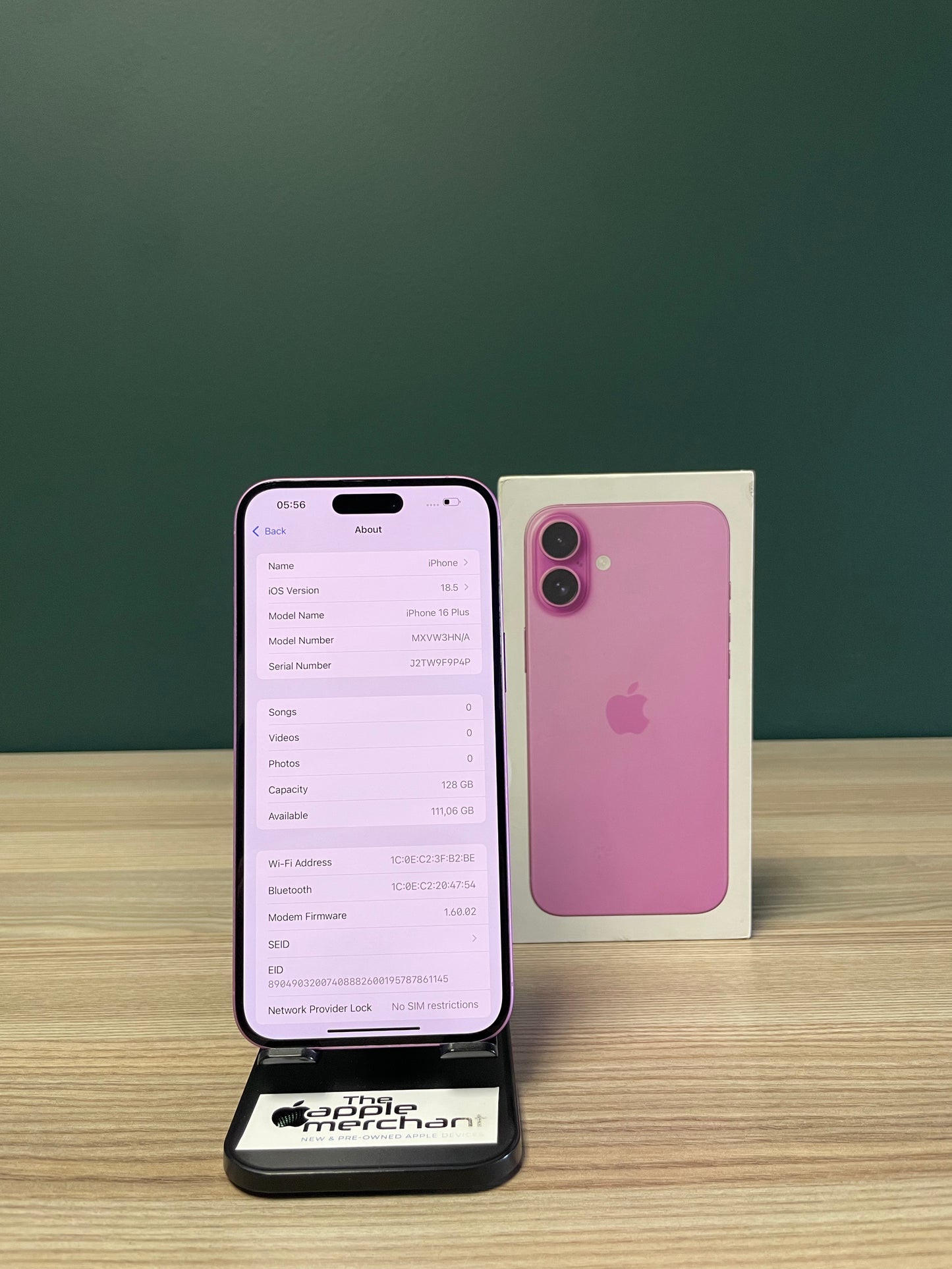 iPhone 16 Plus 128GB - Pink (Pre-owned)