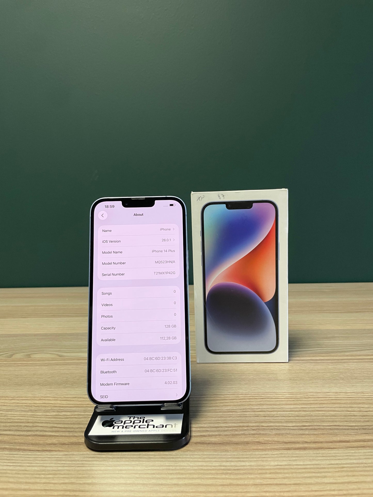 iPhone 14 Plus 128GB - Blue (Pre-owned)