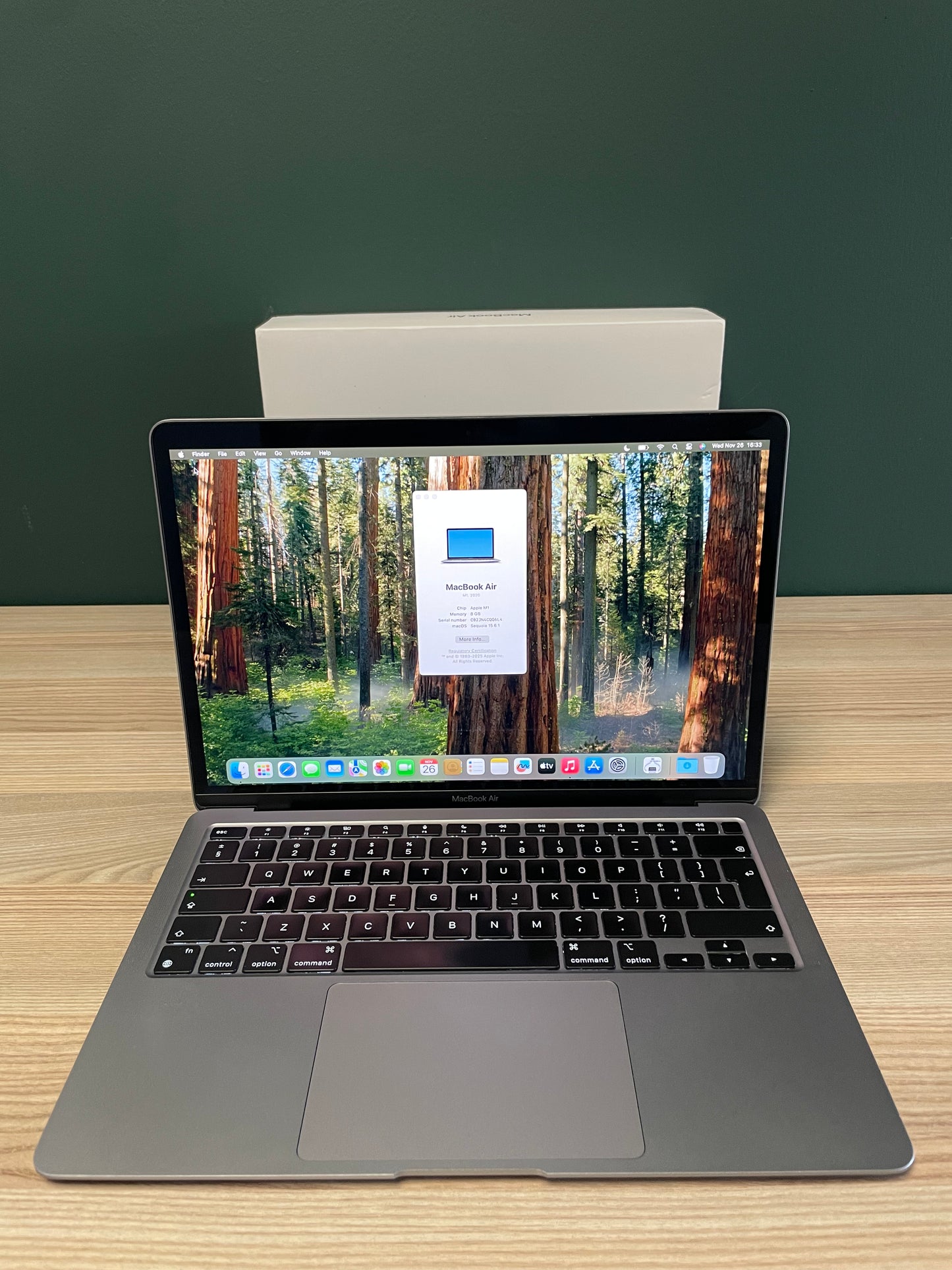 MacBook Air M1 - 256GB - Space Grey (Pre-owned)