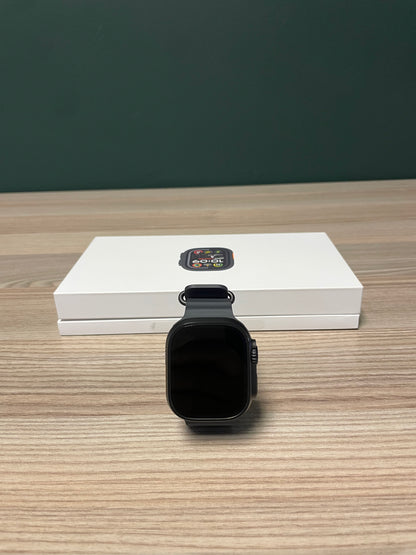 Apple Watch Ultra 2 Black Titanium Case With Black Ocean Band (Pre-owned)