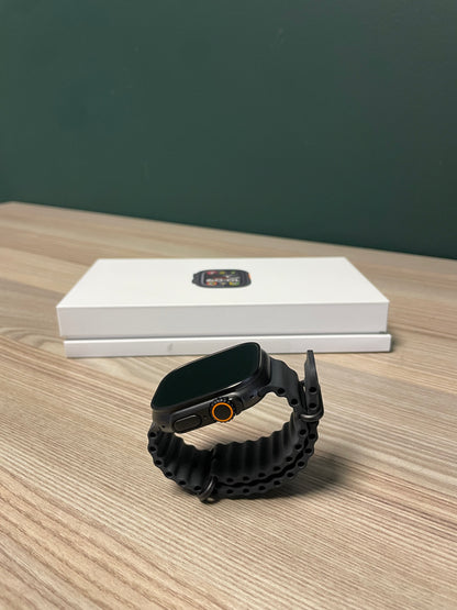 Apple Watch Ultra 2 Black Titanium Case With Black Ocean Band (Pre-owned)