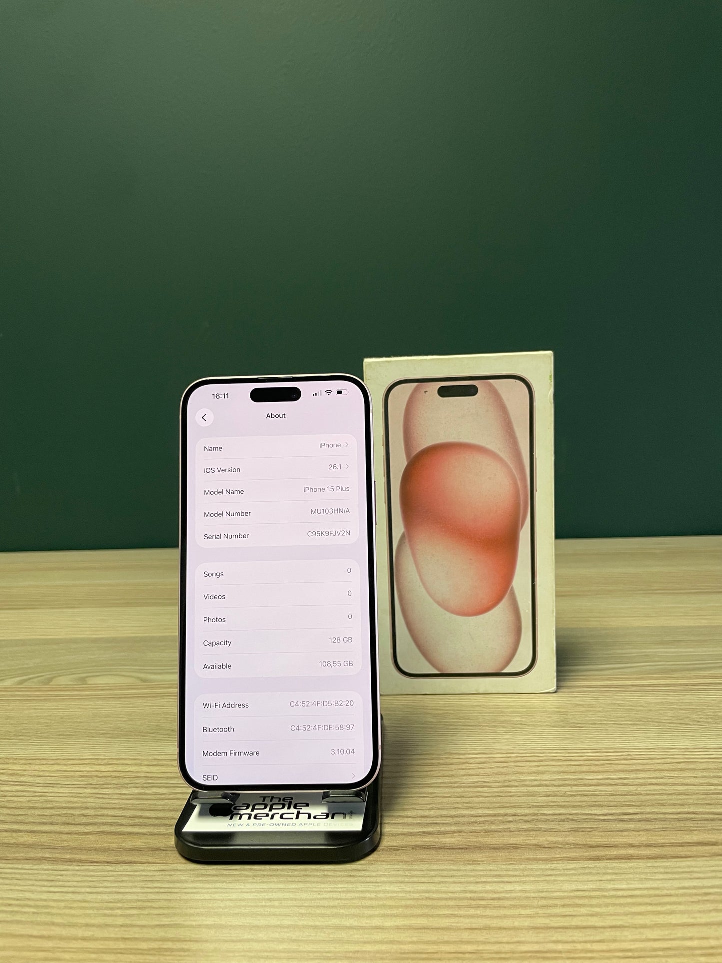 iPhone 15 Plus 128GB - Pink (Pre-owned)