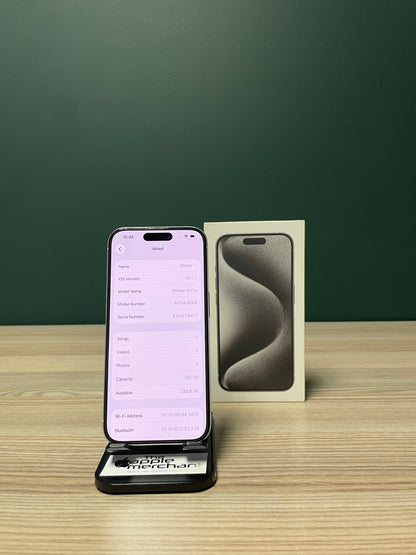 iPhone 15 Pro 256GB - White Titanium (Pre-owned)