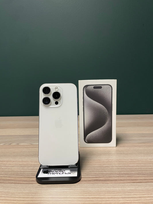 iPhone 15 Pro 256GB - White Titanium (Pre-owned)