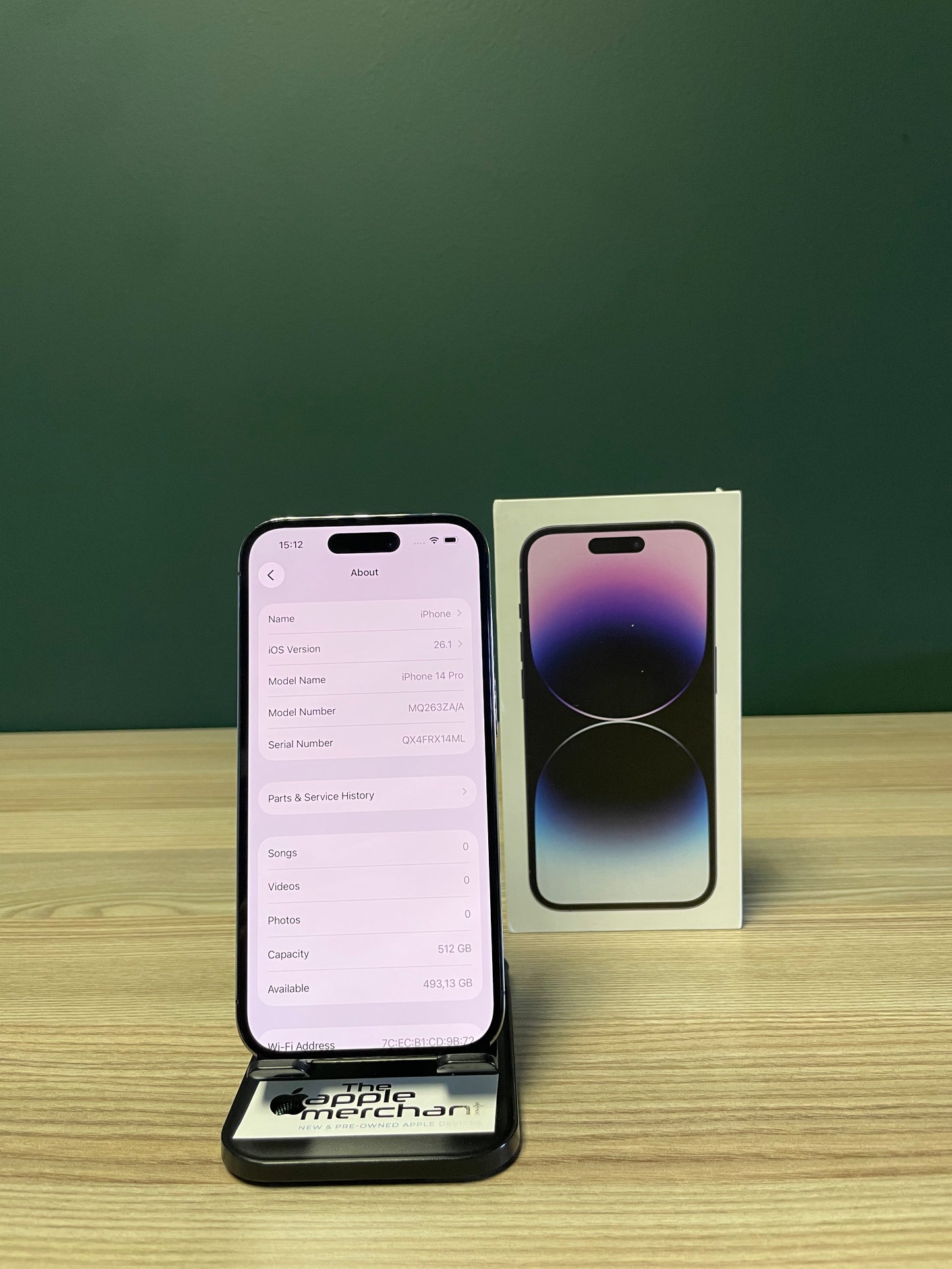 iPhone 14 Pro 512GB - Deep Purple (Pre-owned)