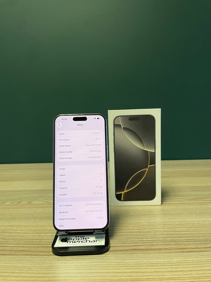 iPhone 16 Pro Max 512GB - Natural Titanium (Pre-owned)