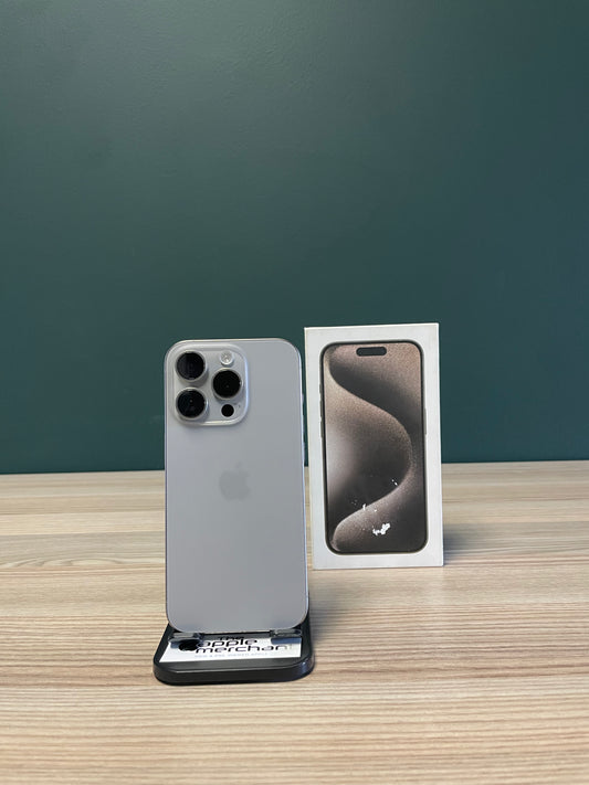 iPhone 15 Pro 128GB - Natural Titanium (Pre-owned)