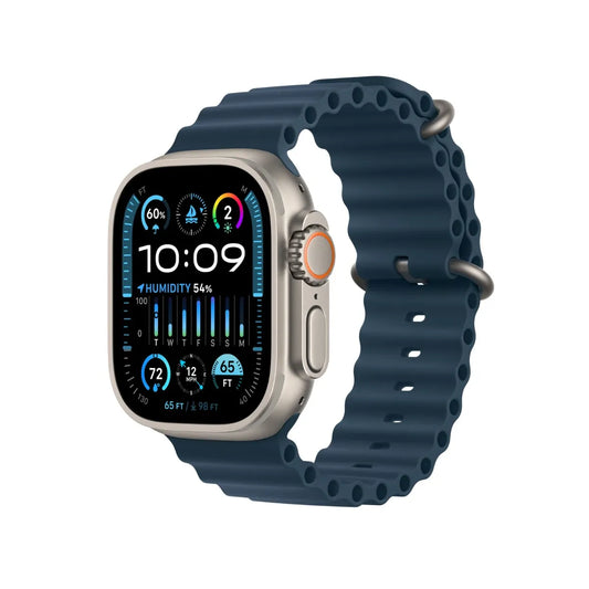 Apple Watch Ultra 2 Titanium Case With Blue Ocean Band (Pre-owned)