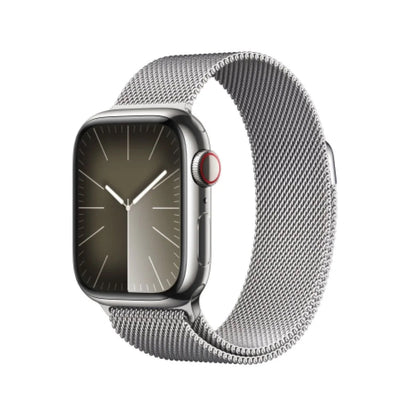 Apple Watch Series 9 GPS + Cellular - 41mm Silver Stainless Steel (Pre-owned)