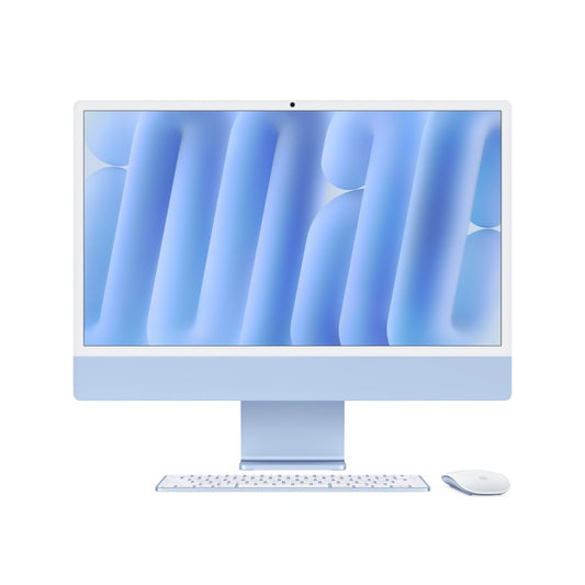 iMac 24-inch M4 Chip | 10-Core CPU, 10-Core GPU | 256GB | 16GB - Blue (Pre-owned)