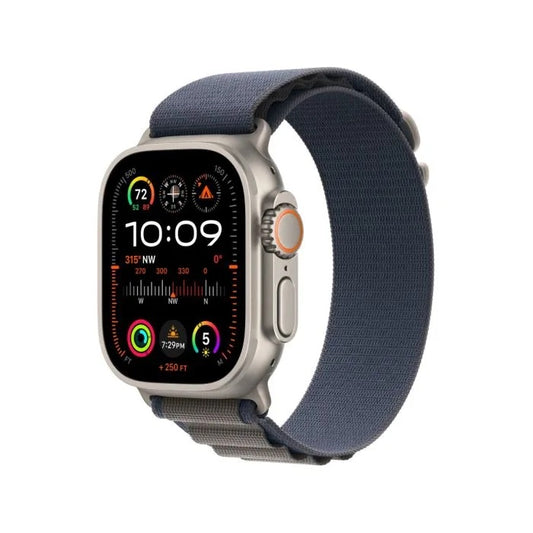 Apple Watch Ultra 2 Titanium Case With Blue Alpine Loop (Pre-owned)