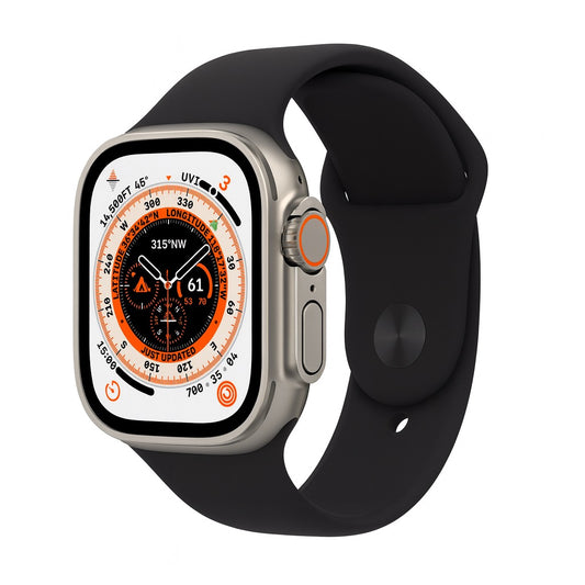 Apple Watch Ultra 1 Titanium Case With Black Sports Band - (Pre-owned)