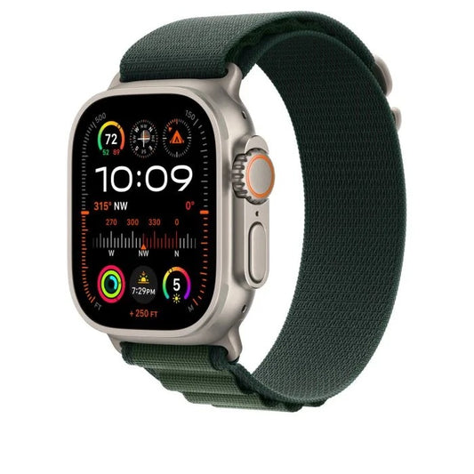 Apple Watch Ultra 2 Titanium Case With Green Alpine Loop (Pre-owned)